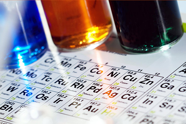 Our products according to the periodic table